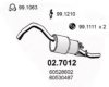 ALFA 161180900300 End Silencer